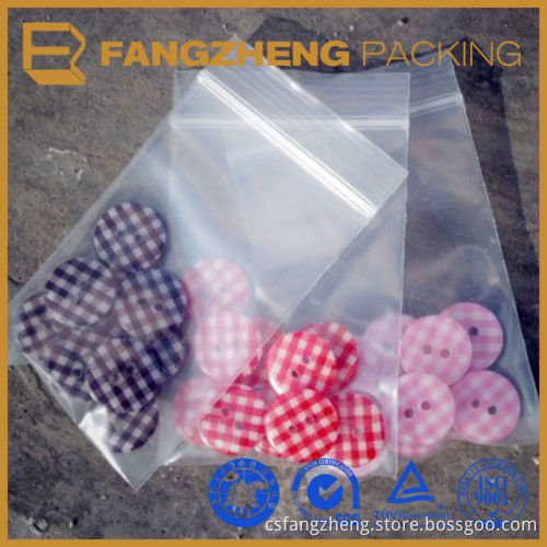 clear zip lock plastic bag sealing